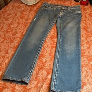 True  Religion brand jeans.